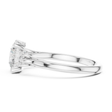 Gold Ring DDLR-975, White Gold, view 3