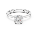 Gold Ring DDLR-650, White Gold, view 4