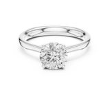 Gold Ring DDLR-650, White Gold, view 4