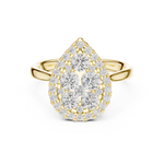 Gold Ring DDLR-785, Yellow Gold, view 4