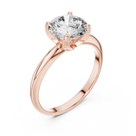 Gold Ring DDLR-050, Rose Gold, view 2