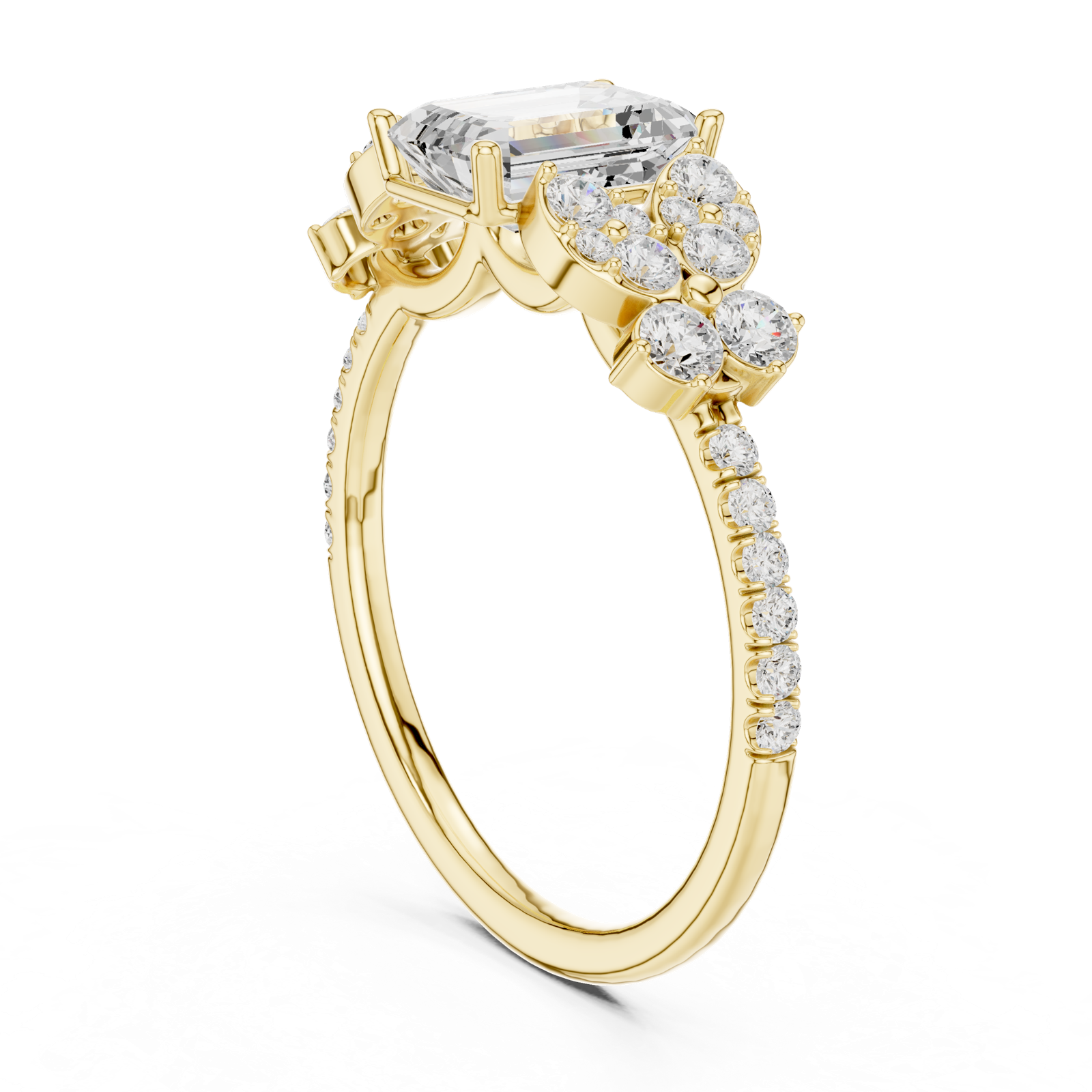 Gold Ring DDLR-1069, Yellow Gold, view 1