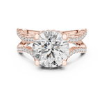 Gold Ring DDLR-155, Rose Gold, view 4