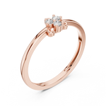 Gold Ring LR-01 (92), Rose Gold, view 2