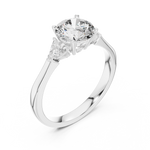 Gold Ring 00001L (28), White Gold, view 2