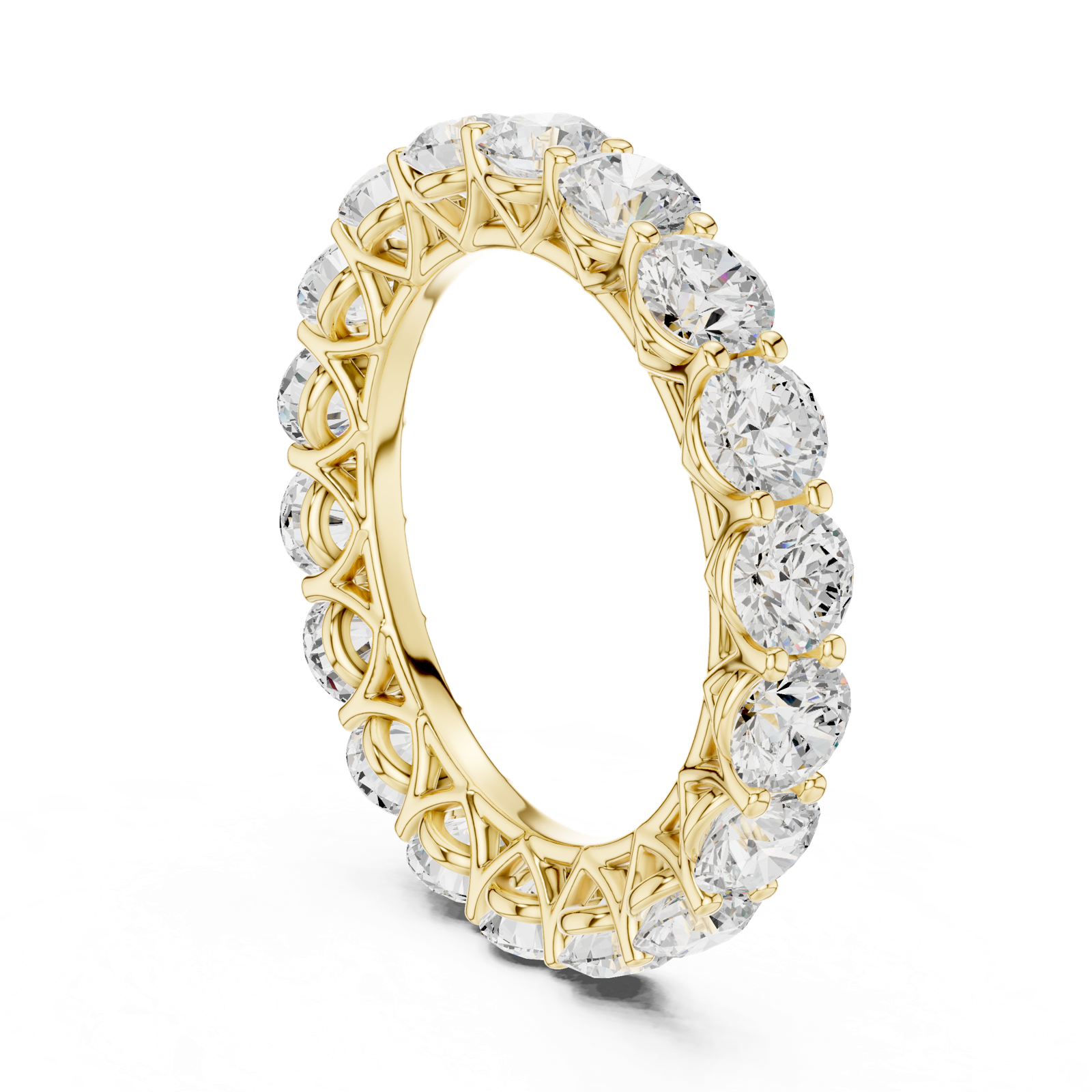 Gold Ring DDLR-675, Yellow Gold, view 1