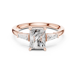 Gold Ring DDLR-923, Rose Gold, view 4