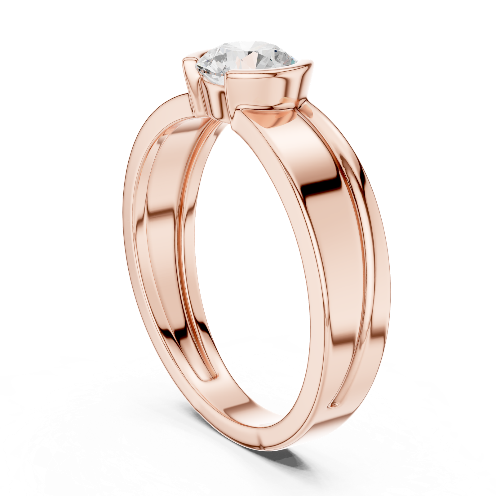Gold Ring SBMR(44), Rose Gold