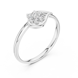 Gold Ring 1 (350), White Gold, view 2