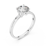 Gold Ring LR-0022, White Gold, view 2