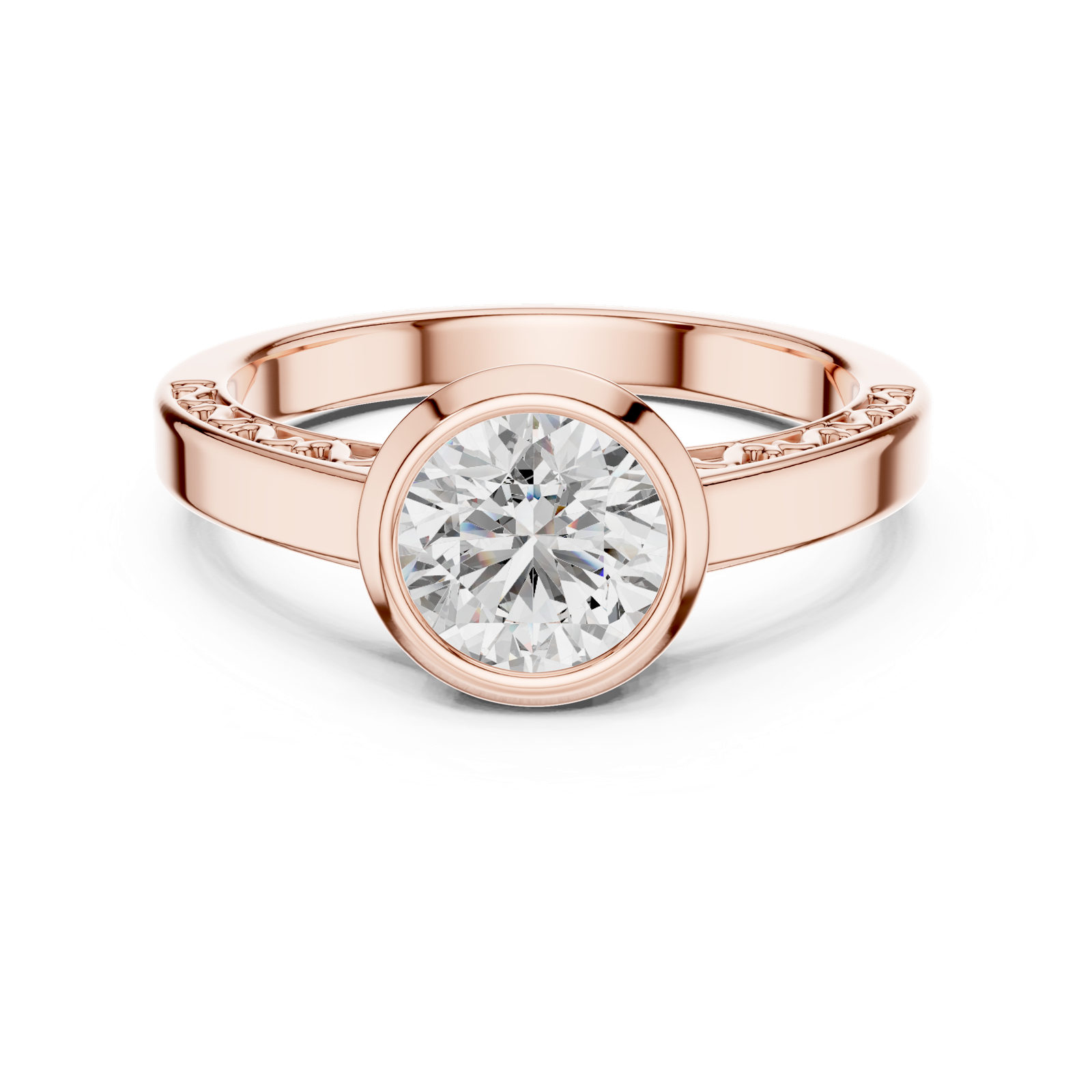 Gold Ring LR-0111, Rose Gold