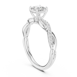 Gold Ring DDLR-590, White Gold, view 1