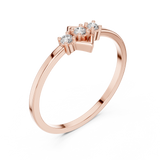 Gold Ring LR-01 (93), Rose Gold, view 2