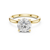 Gold Ring DDLR-847, Yellow Gold, view 4
