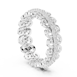 Gold Ring R34, White Gold, view 1