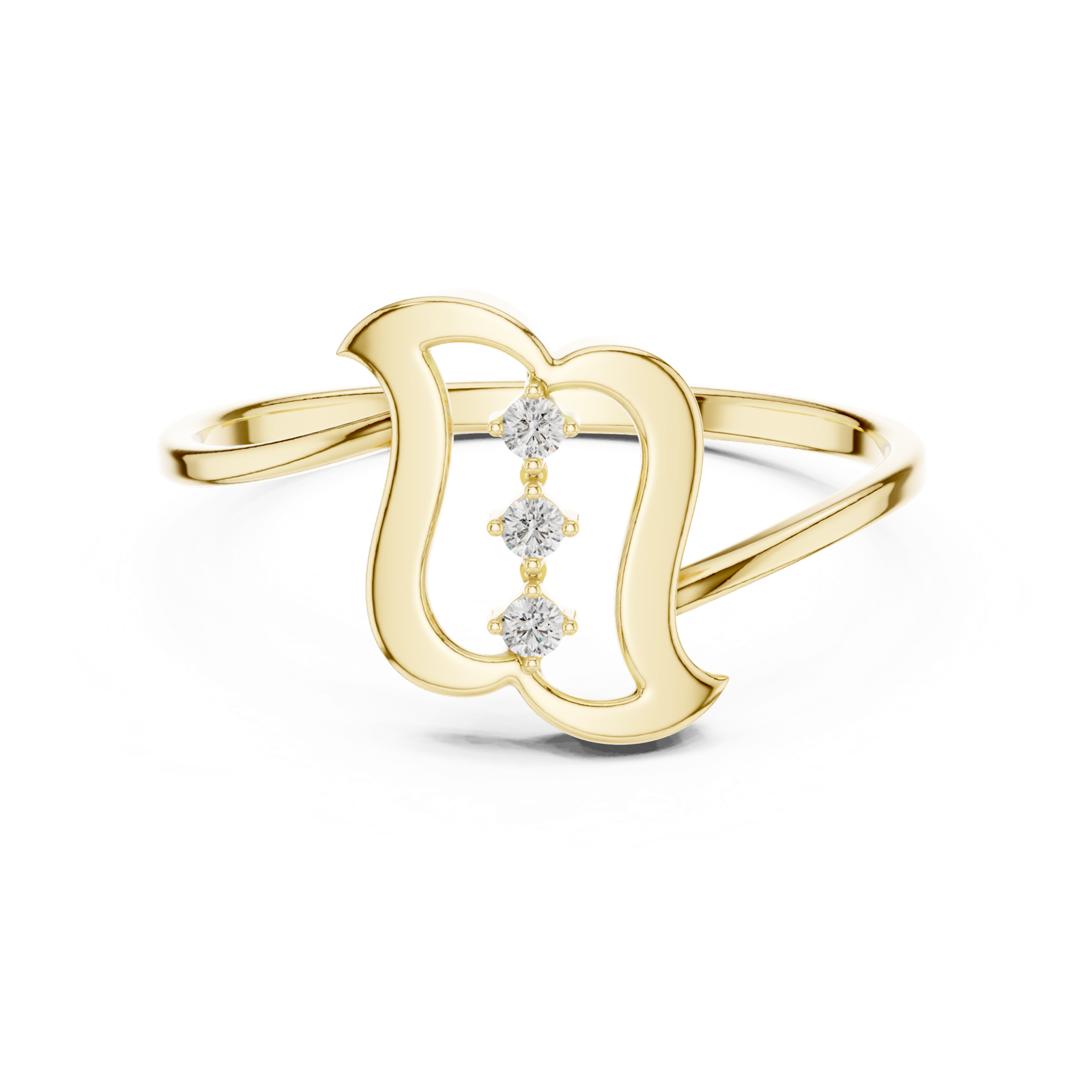 Gold Ring 1 (146), Yellow Gold, view 4