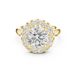 Gold Ring DDLR-333, Yellow Gold, view 4