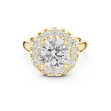 Gold Ring DDLR-333, Yellow Gold, view 4
