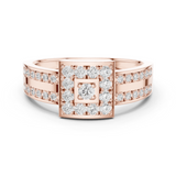 Gold Ring DDLR-806, Rose Gold