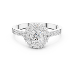 Gold Ring ALR-66, White Gold, view 4