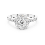 Gold Ring ALR-66, White Gold, view 4