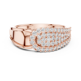 Gold Ring LR-01 (5), Rose Gold, view 4