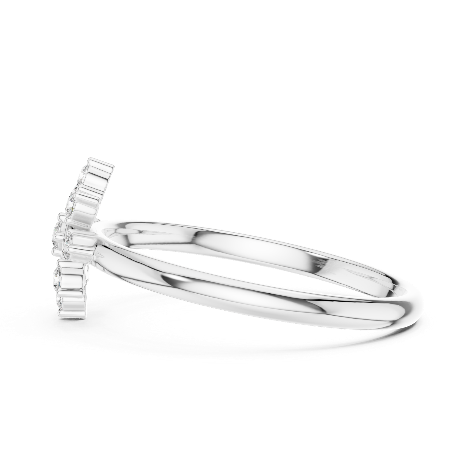 Gold Ring 1 (414), White Gold, view 3