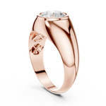 Gold Men's Ring GGR-0016, Rose Gold, view 1