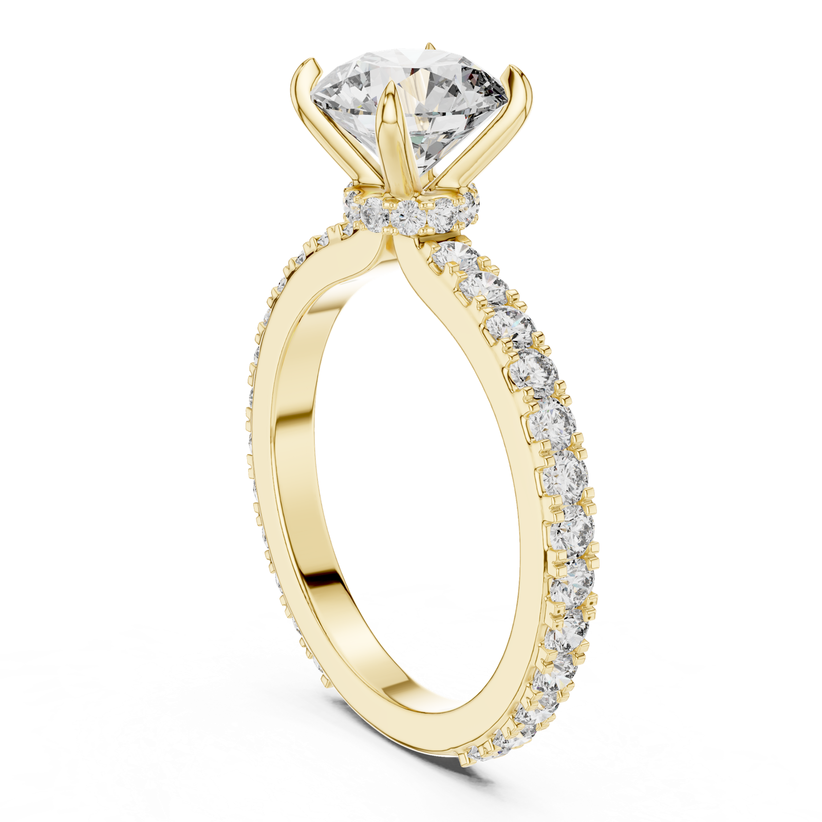 Gold Ring L03-1293, Yellow Gold