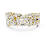 Gold Ring DDLR-394, Yellow Gold, view 4