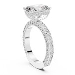 Gold Pendant 9-10036L_SS4, White Gold, view 1