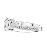 Gold Ring DDLR-982, White Gold, view 3