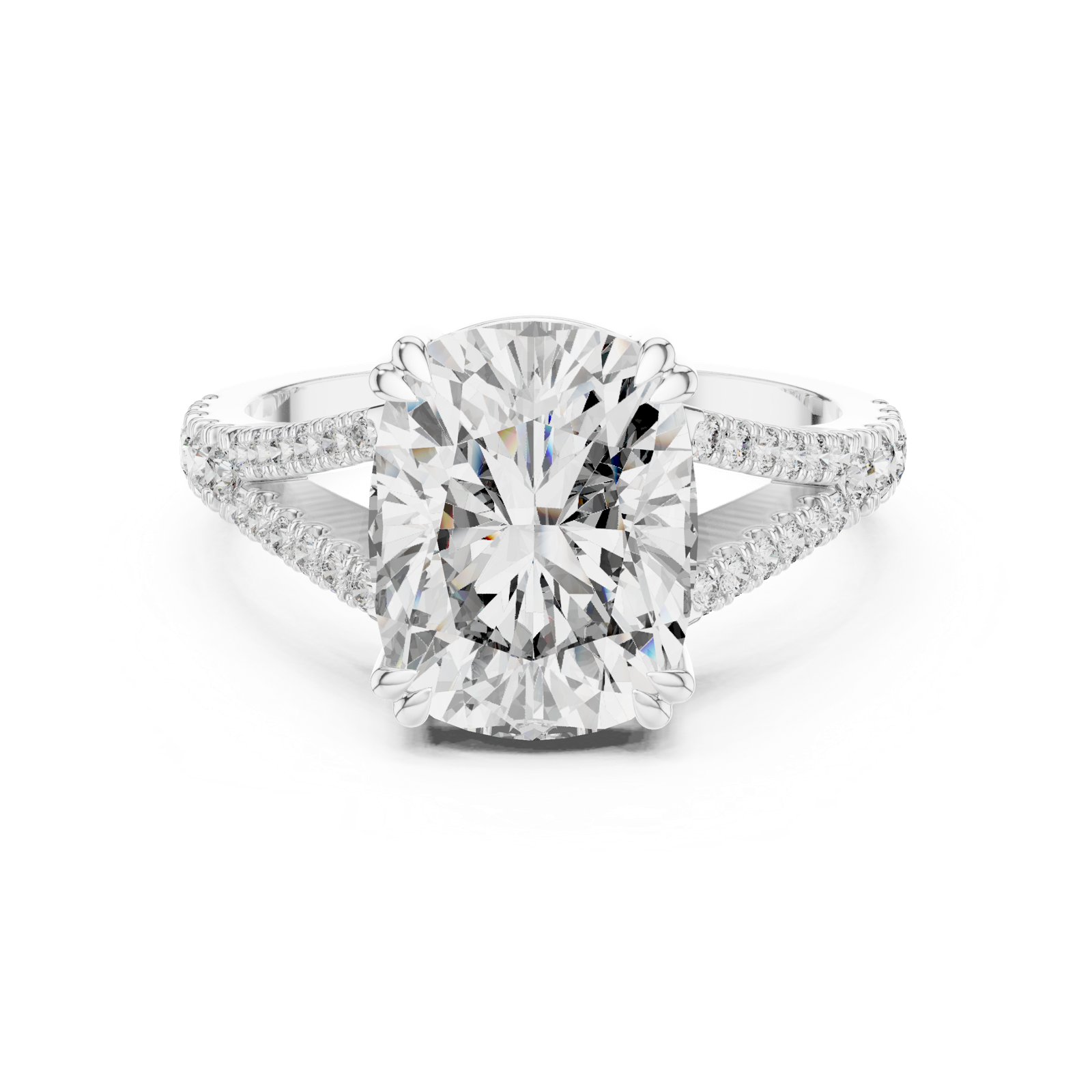 Gold Pendant 9-10026L_18, White Gold