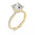 Gold Ring DDLR-1017, Yellow Gold, view 2