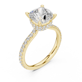 Gold Ring DDLR-1017, Yellow Gold, view 2