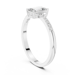 Gold Ring HLR-257, White Gold