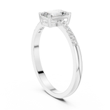 Gold Ring HLR-257, White Gold