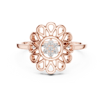Gold Ring DR-6252, Rose Gold