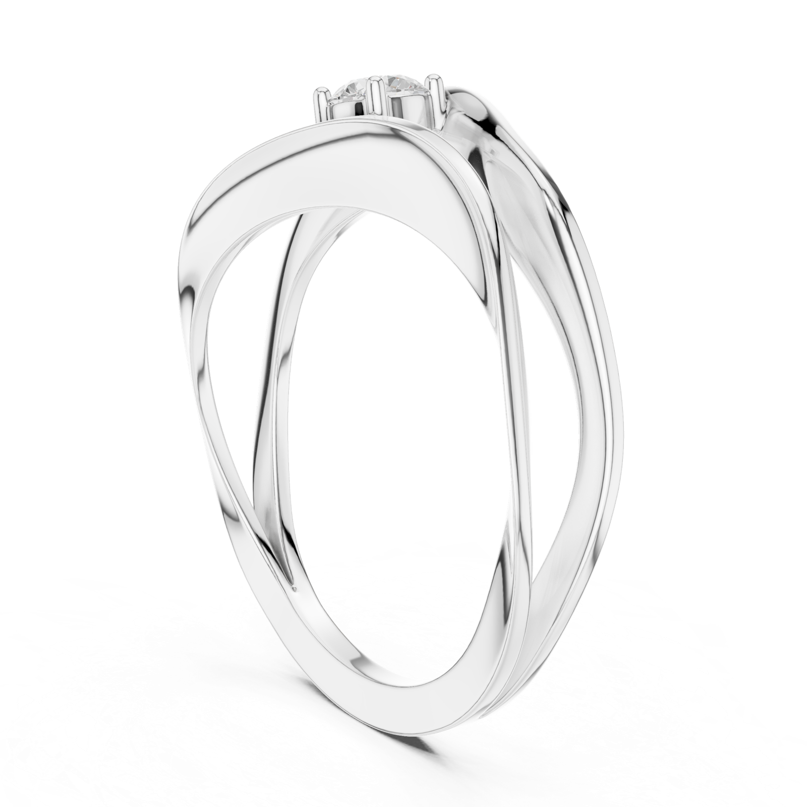 Gold Ring SBWR(66), White Gold