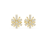 Gold Earrings 9-10091E, Yellow Gold