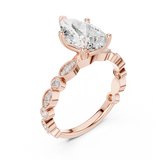 Gold Ring DDLR-359, Rose Gold, view 2