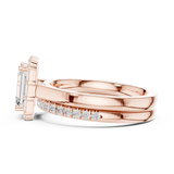 Gold Ring DDLR-303, Rose Gold, view 3