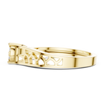 Gold Ring DDLR-824, Yellow Gold, view 3