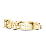 Gold Ring DDLR-824, Yellow Gold, view 3