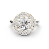 Gold Ring DDLR-330, White Gold