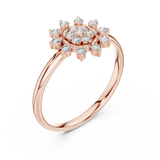 Gold Ring Ledis Ring, Rose Gold, view 2