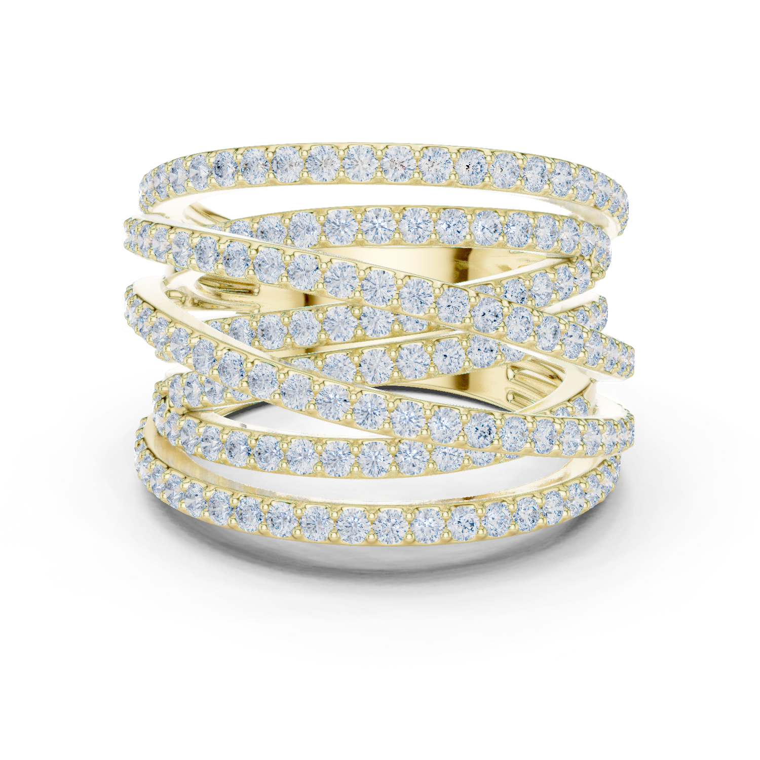 Gold Ring DDLR-855, Yellow Gold