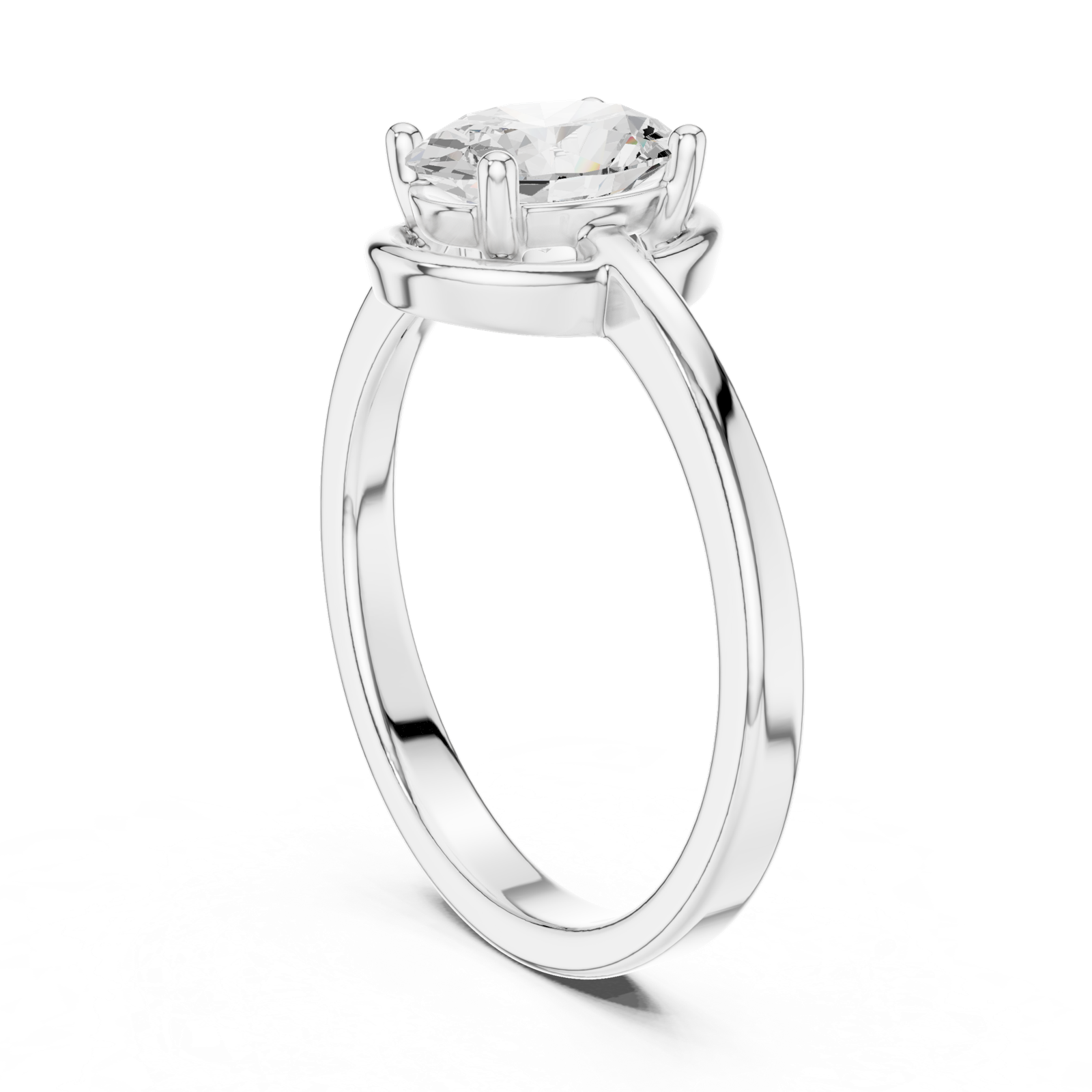 Gold Ring DDLR-508, White Gold