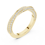 Gold Ring DDLR-377, Yellow Gold, view 2