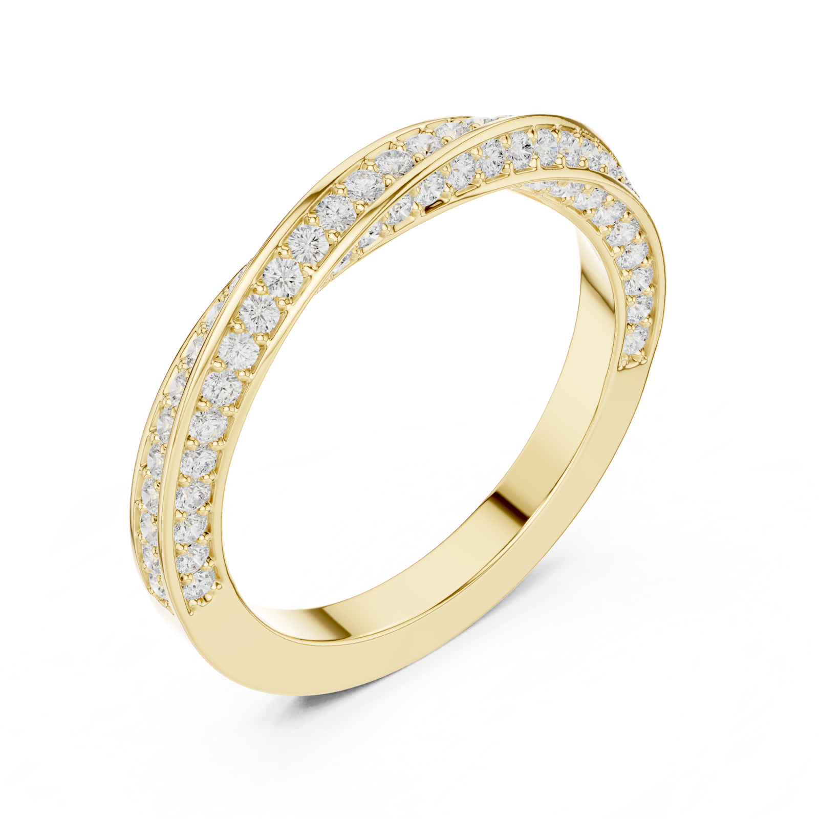 Gold Ring DDLR-377, Yellow Gold, view 2